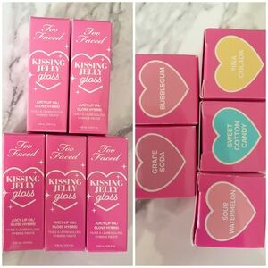 Too Faced Kissing Jelly Hydrating Lip Oil Gloss Set of 5